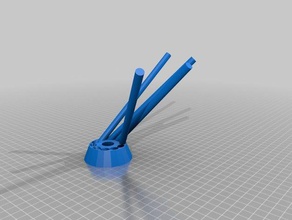 titular de un lápiz art herramientas personalizado 3d print model - Mito3D