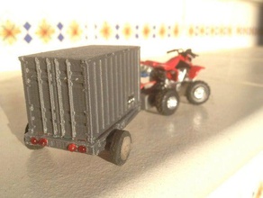trailer il mio piccolo quad, validi anche per le auto i veicoli honda 3d print model - Mito3D