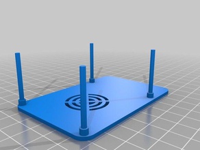 mesa pequeña la electrónica personalizado 3d print model - Mito3D