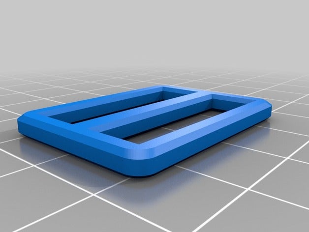 dupla largura de 2 tri glide partes personalizado 3D print model - Mito3D