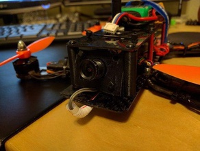 emax 250 600tvl de 15 grados montaje rc los vehículos 3d print model - Mito3D