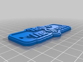 hajra greate tag keychain keychains customized 3d print model - Mito3D