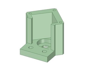 öffnen Sie baut ox-Achse motor Halterung Maschine tools 3d print model - Mito3D