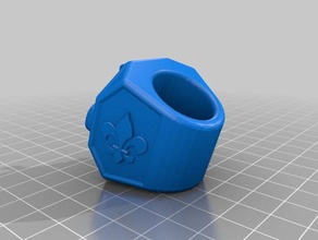 copy beaver patrol neckerchief-slide 3d printing 3d print model - Mito3D