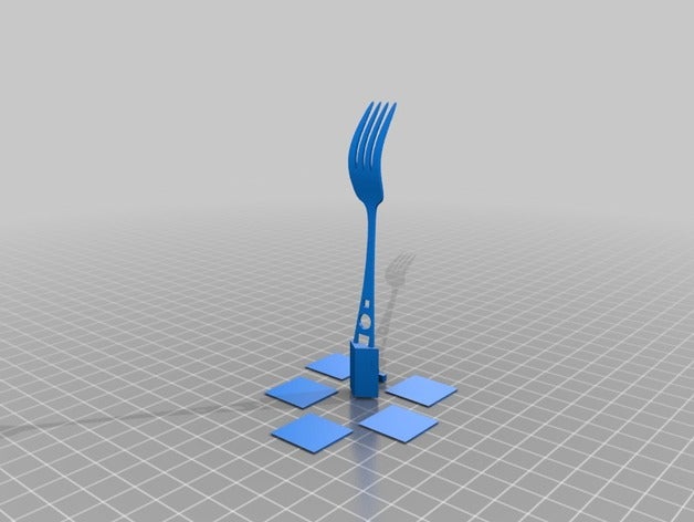 spice fork 3d printing 3D print model - Mito3D