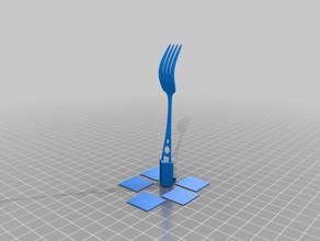 spice fork 3d printing 3d print model - Mito3D
