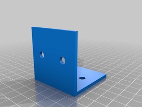 mon paramétrique personnalisé de fixation l'angle bricolage 3d print model - Mito3D