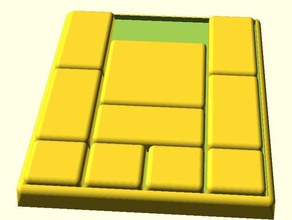 klotski sliding block puzzle i slide 3d print model - Mito3D