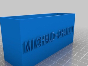 il mio personalizzati in base business card holder ufficio 3d print model - Mito3D