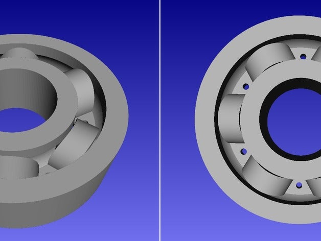 ekobots bearing generator radial engineering bq ciclop customizable customizer roller 3D print model - Mito3D