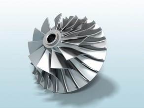 centrifugal compressor engineering 3d print model - Mito3D