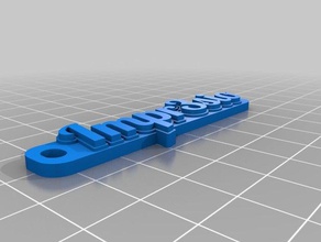 imprimación llavero llaveros personalizado 3d print model - Mito3D