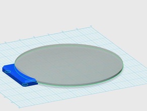 el bloqueo de la cama 17cm 3d impresora accesorios 3d print model - Mito3D
