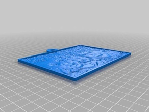leo noé lithopane 2d a arte personalizado 3d print model - Mito3D
