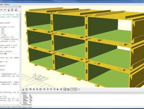 parametrized cabinet small stuff diy case 3d print model - Mito3D