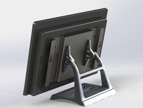 computer monitor stand office 3d print model - Mito3D