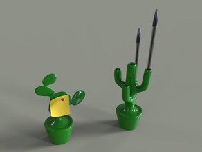 cactus desktop office 3d print model - Mito3D