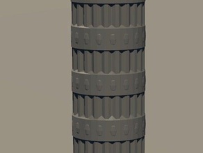 another column buildings structures ellicott greek roman square 3d print model - Mito3D