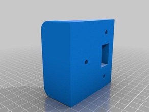 gate strike plate replacement parts 3d print model - Mito3D