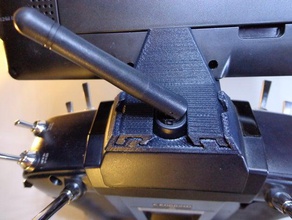 blackpearl montaje del monitor fantasma futaba controlador rc los vehículos 3d print model - Mito3D