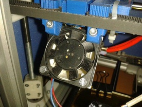 Luftkanal extruder Tipp Kühler sigma3d jede generische 40mm Lüfter-Anschluss Drucker Teile drucken cooler 3d print model - Mito3D