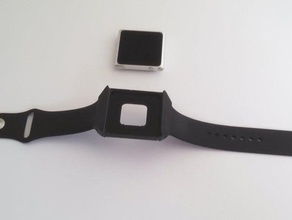 sentinel nano watch remix apple sport band accessories 3d print model - Mito3D