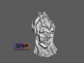 picasso cabeza de la mujer escultura escaneo 3d exploraciones las réplicas 123d 123dcatch catch meshmixer museo estatua 3d print model - Mito3D