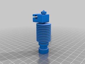 meine angepasste e3d-v6, all-metal-hotend openscad Drucker Extruder 3d print model - Mito3D