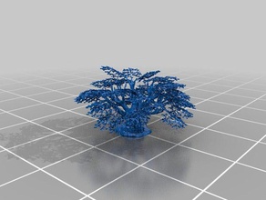 albero foglie di case sculture 3d print model - Mito3D