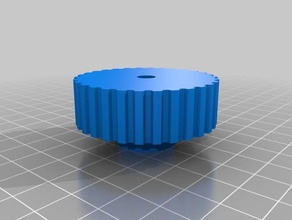 my customized parametric pulley lots tooth profiles 3d printer parts 3d print model - Mito3D