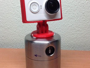 simple de montaje la cámara timelapse reloj xiaomi yi 3d print model - Mito3D