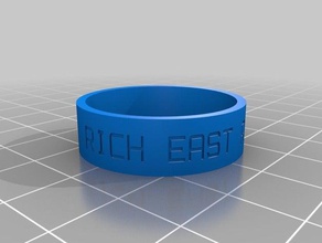 rich east rockets spinner ring size 125 rings customized 3d print model - Mito3D