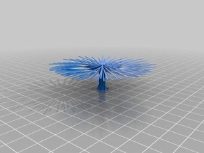 meine angepasste super Blumen drooloop Blumen- Kunst 3d print model - Mito3D