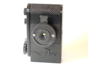cágado bijou sidewinder 6x45 câmera pinhole O filme 120 câmara escura paisagem cabeça de alfinete protrait schlab schlaboratory schlem 3d print model - Mito3D