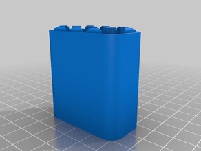 Akku case 4 2 aaa Container angepasst 3d print model - Mito3D