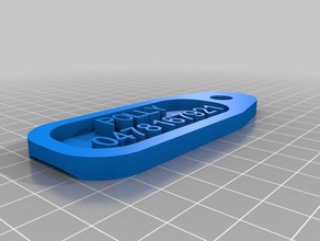 meu personalizados chave personalizada marca mais fácil de remover outros 3d print model - Mito3D