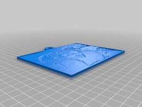 larua pastel 2 d art personalizado 3d print model - Mito3D