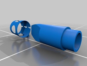 el clarinete bajo de la boquilla 3d impresión 3d print model - Mito3D