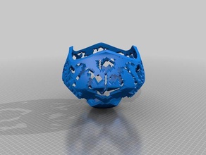 luminaria1 matematik sanat özelleştirilmiş 3d print model - Mito3D