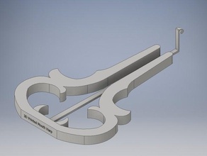 Imprimée en 3d de la bouche harpe l'impression 3d print model - Mito3D