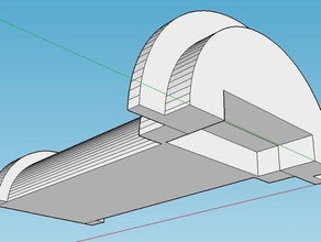 Modulares Schwert Griff basic Bau Spielzeug 3d print model - Mito3D