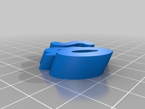 il mio personalizzato iamburnystext nome keyfob portachiavi organizzazione 3d print model - Mito3D