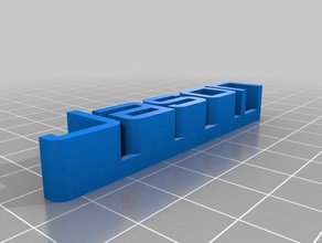 meine angepasste 3d-Typenschild Skulpturen 3d print model - Mito3D