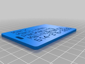 mark toolbox tag organizzazione personalizzato 3d print model - Mito3D