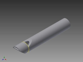 slide whistle 3d stampa 3d print model - Mito3D