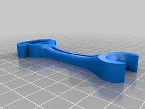 calbe-Halter-clip office Kabel cableholder Kabel-clip 3d print model - Mito3D