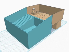 turtle hatchling desktop habitat pets 3d print model - Mito3D