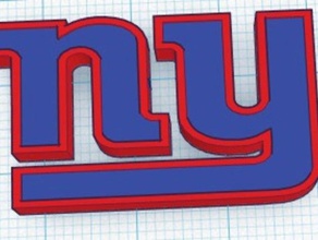 New York giants logo andere 3d print model - Mito3D