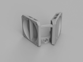 kossel mini e3d v6 duo enfriador de 40x40 la impresora partes 3d print model - Mito3D