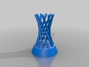 mi personalizados helicoidal sostenedor de la pluma del generador oficina 3d print model - Mito3D